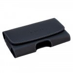 Wholesale iPhone 4S 5S Extendable Horizontal Pouch (Full Black)